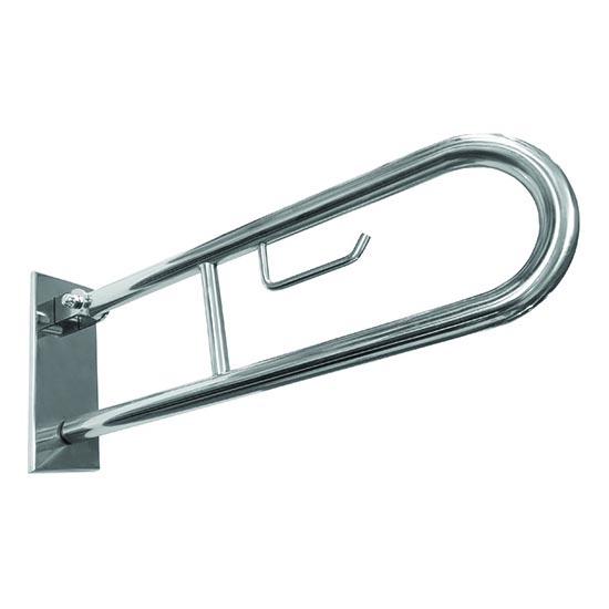 Držač 10x25 cm, nehrđajući čelik/srebrna