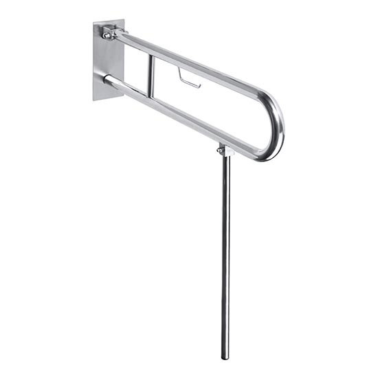 Držač 10x25 cm nehrđajući čelik/srebrna