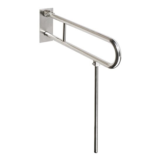 Držač 10x80 cm, nehrđajući čelik/srebrni