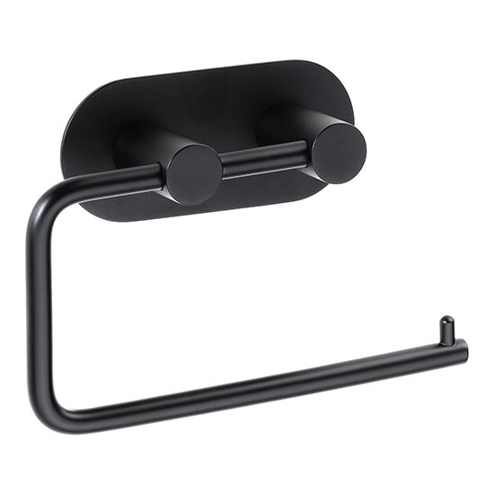 Držač papira 14,5x10 cm nehrđajući čelik/crna