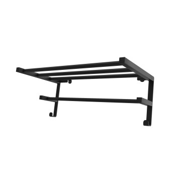 Držač ručnika za kupaonski radijator HF SHEFFIELD 52x28,4 cm crna