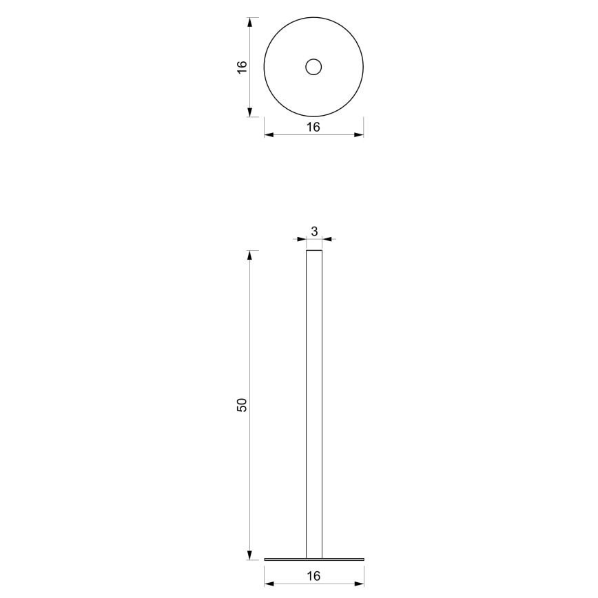 Držač toaletnog papira 51 cm bijela