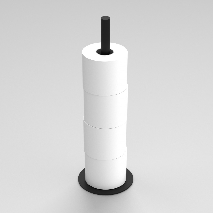 Držač toaletnog papira 51 cm crna