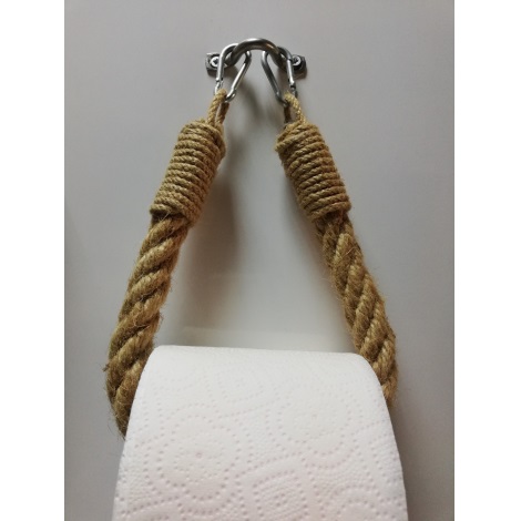 Držač toaletnog papira od užeta BORU 22x14 cm smeđa