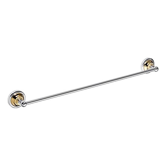 Držač za ručnike 66,5x6,5 cm srebrna/zlatna