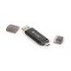 Dual Flash USB stick + MicroUSB 32GB crna
