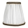 Duolla - Abažur za stolnu i podnu lampu E27 pr. 15 cm bijela/smeđa