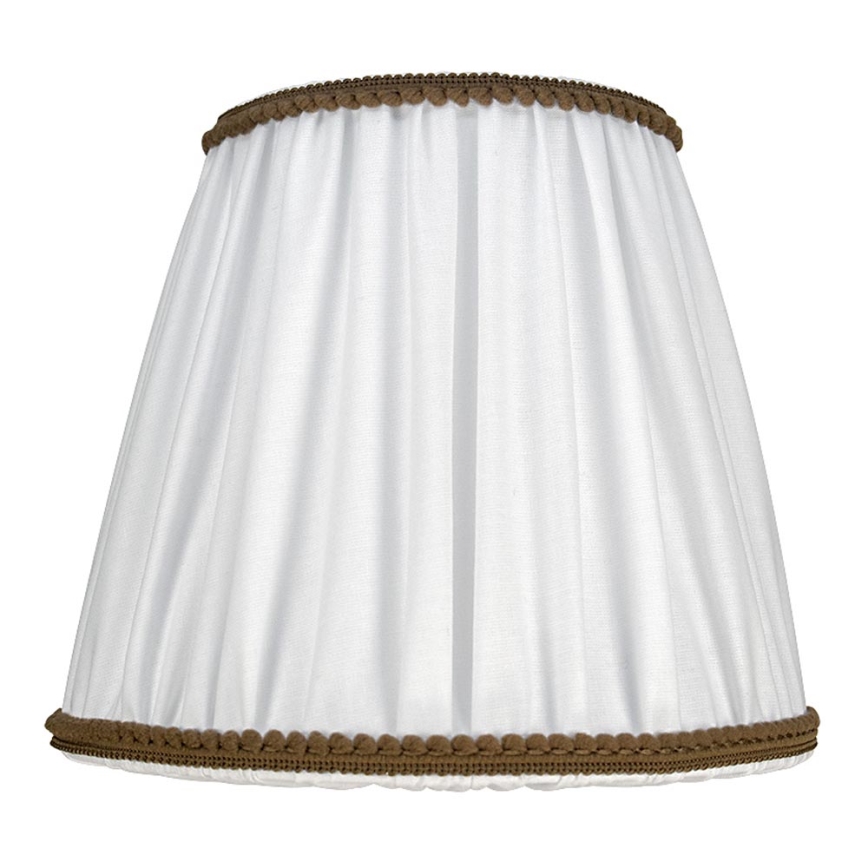 Duolla - Abažur za stolnu i podnu lampu E27 pr. 18,5 cm bijela/smeđa