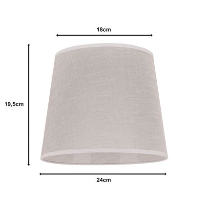 Duolla - Abažur za stolnu lampu CLASSIC M E27 promjera 24 cm bež