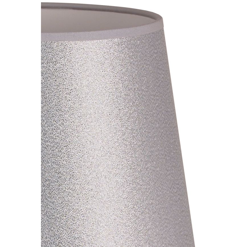 Duolla - Abažur za stolnu lampu CLASSIC M E27 pr. 24 cm srebrna