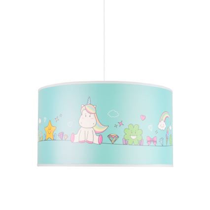 Duolla - Dječji luster na sajli UNICORN 1xE27/15W/230V pr. 35 cm