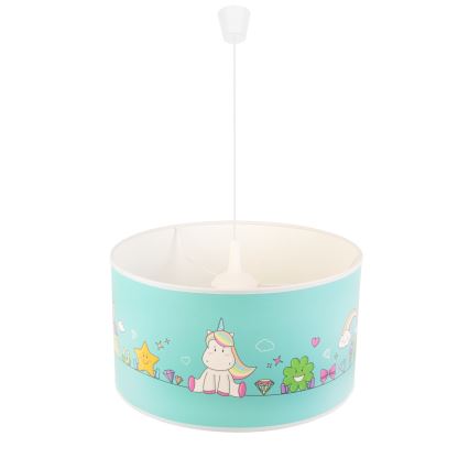 Duolla - Dječji luster na sajli UNICORN 1xE27/15W/230V pr. 35 cm