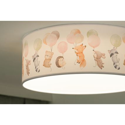 Duolla - LED Dječja stropna svjetiljka CORTINA LED/26W/230V pr. 40 cm 4000K