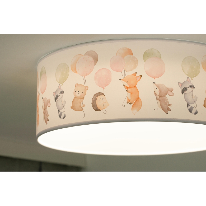 Duolla - LED Dječja stropna svjetiljka CORTINA LED/26W/230V pr. 40 cm 4000K