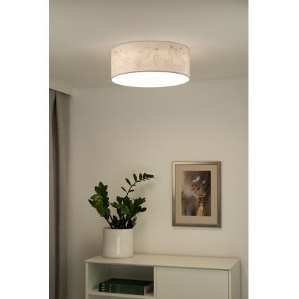 Duolla - LED Dječja stropna svjetiljka CORTINA LED/26W/230V pr. 40 cm 4000K