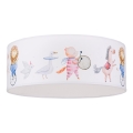 Duolla - LED dječji stropni luster CORTINA LED/26W/230V promjer 40 cm 4000K