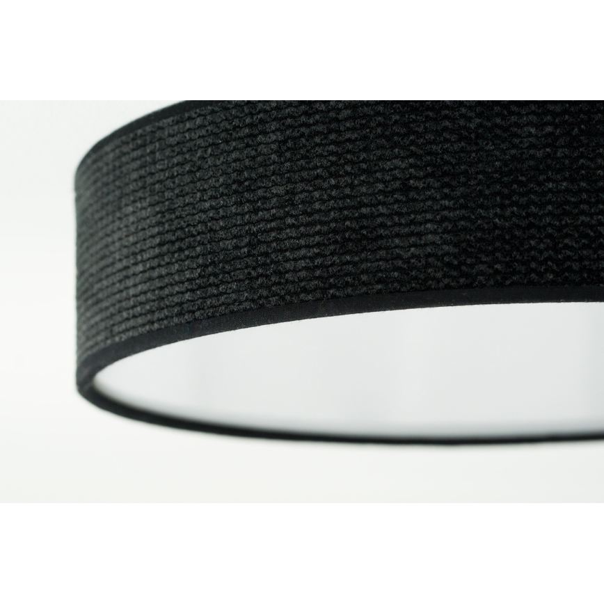 Duolla - LED Stropna svjetiljka CORTINA LED/26W/230V pr. 30 cm 4000K crna