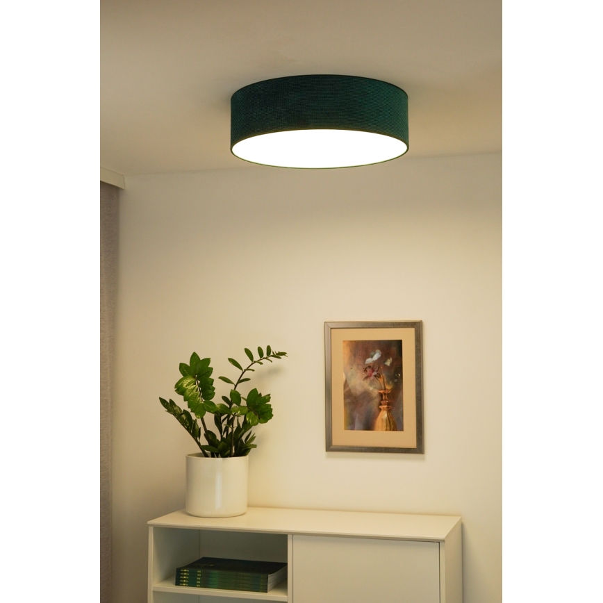 Duolla - LED stropna svjetiljka CORTINA LED/26W/230V promjer 30 cm 4000K zelena