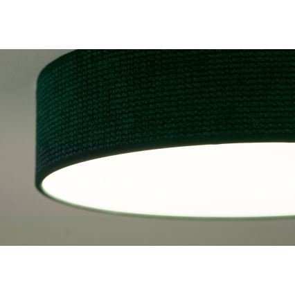 Duolla - LED stropna svjetiljka CORTINA LED/26W/230V promjer 30 cm 4000K zelena