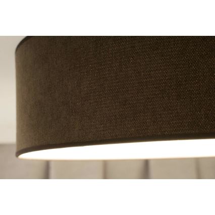 Duolla - LED Stropna svjetiljka CORTINA LED/26W/230V pr. 45 cm 4000K smeđa