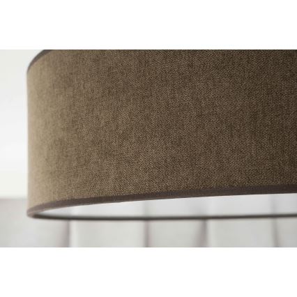 Duolla - LED Stropna svjetiljka CORTINA LED/26W/230V pr. 45 cm 4000K smeđa