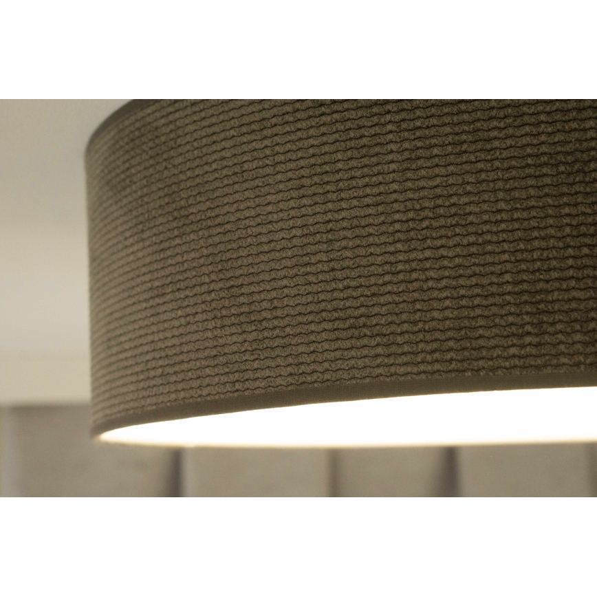 Duolla - LED Stropna svjetiljka CORTINA LED/26W/230V pr. 45 cm 4000K smeđa