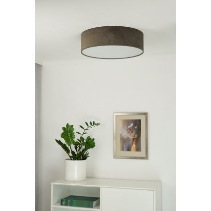 Duolla - LED Stropna svjetiljka CORTINA LED/26W/230V pr. 45 cm 4000K smeđa