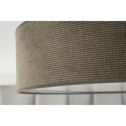 Duolla - LED Stropna svjetiljka CORTINA LED/26W/230V pr. 45 cm 4000K smeđa