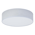 Duolla - LED stropna svjetiljka CORTINA LED/26W/230V promjer 30 cm 4000K siva