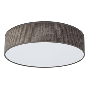 Duolla - LED stropna svjetiljka CORTINA LED/26W/230V promjer 30 cm 4000K smeđa