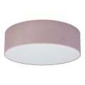 Duolla - LED stropna svjetiljka CORTINA LED/26W/230V promjer 45 cm 4000K ružičasta