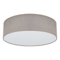 Duolla - LED stropna svjetiljka CORTINA LED/26W/230V promjer 45 cm 4000K smeđa