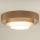 Duolla - LED Stropna svjetiljka LUNETA LED/26W/230V pr. 60 cm 4000K smeđa/zlatna/bijela
