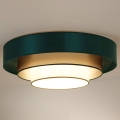 Duolla - LED Stropna svjetiljka LUNETA LED/26W/230V pr. 60 cm 4000K zelena/zlatna/bijela