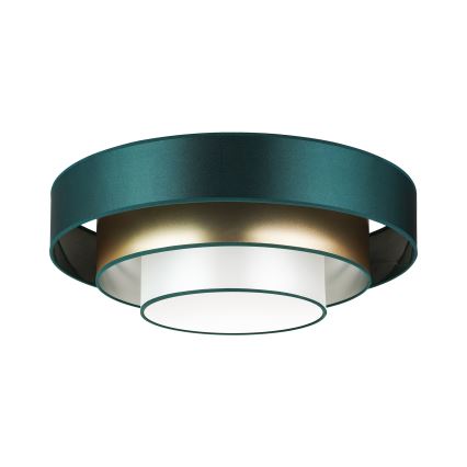 Duolla - LED Stropna svjetiljka LUNETA LED/26W/230V pr. 60 cm 4000K zelena/zlatna/bijela