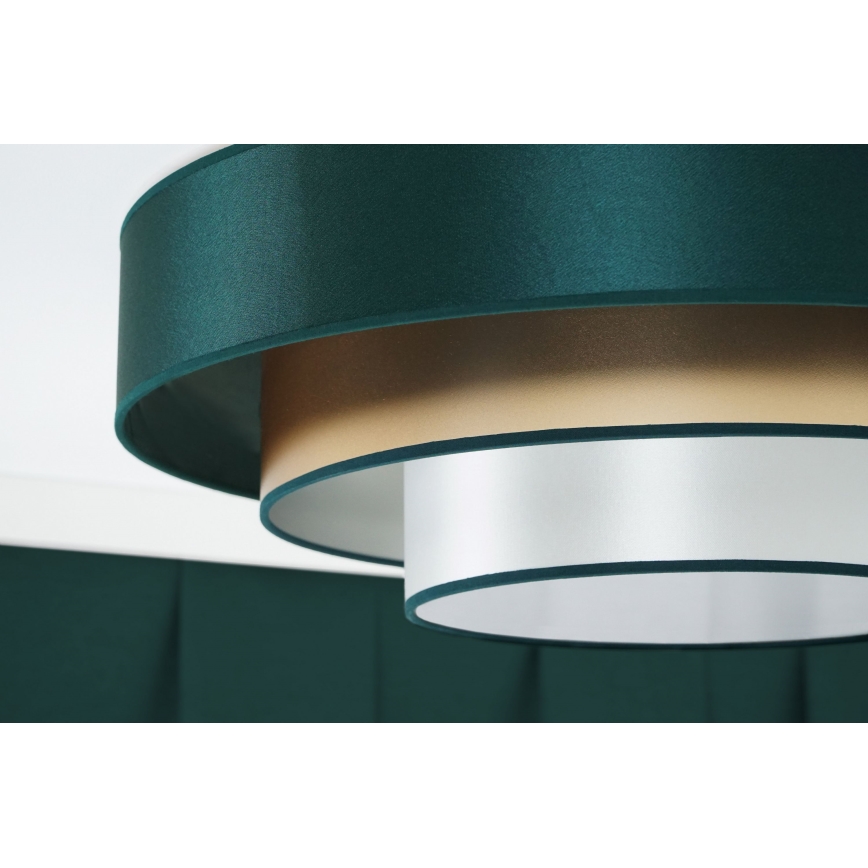 Duolla - LED Stropna svjetiljka LUNETA LED/26W/230V pr. 60 cm 4000K zelena/zlatna/bijela