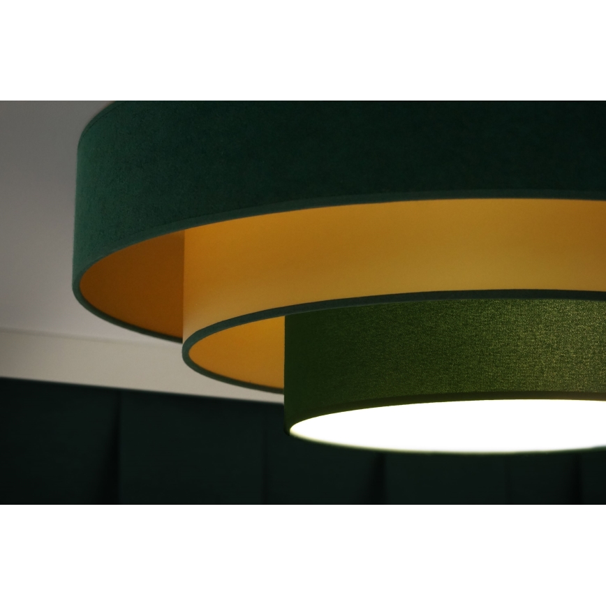 Duolla - LED Stropna svjetiljka LUNETA LED/26W/230V pr. 60 cm 4000K zelena/zlatna