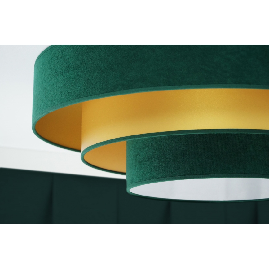 Duolla - LED Stropna svjetiljka LUNETA LED/26W/230V pr. 60 cm 4000K zelena/zlatna