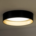 Duolla - LED Stropna svjetiljka ROLLER LED/24W/230V crna/zlatna
