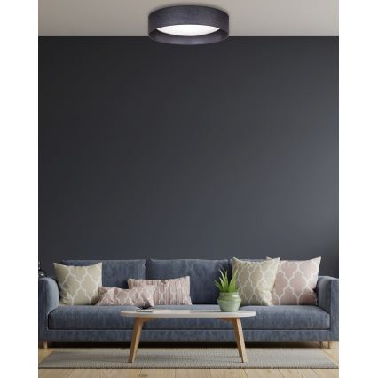 Duolla - LED Stropna svjetiljka ROLLER LED/24W/230V pr. 45 cm antracit