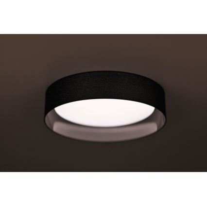 Duolla - LED Stropna svjetiljka ROLLER LED/24W/230V pr. 45 cm antracit