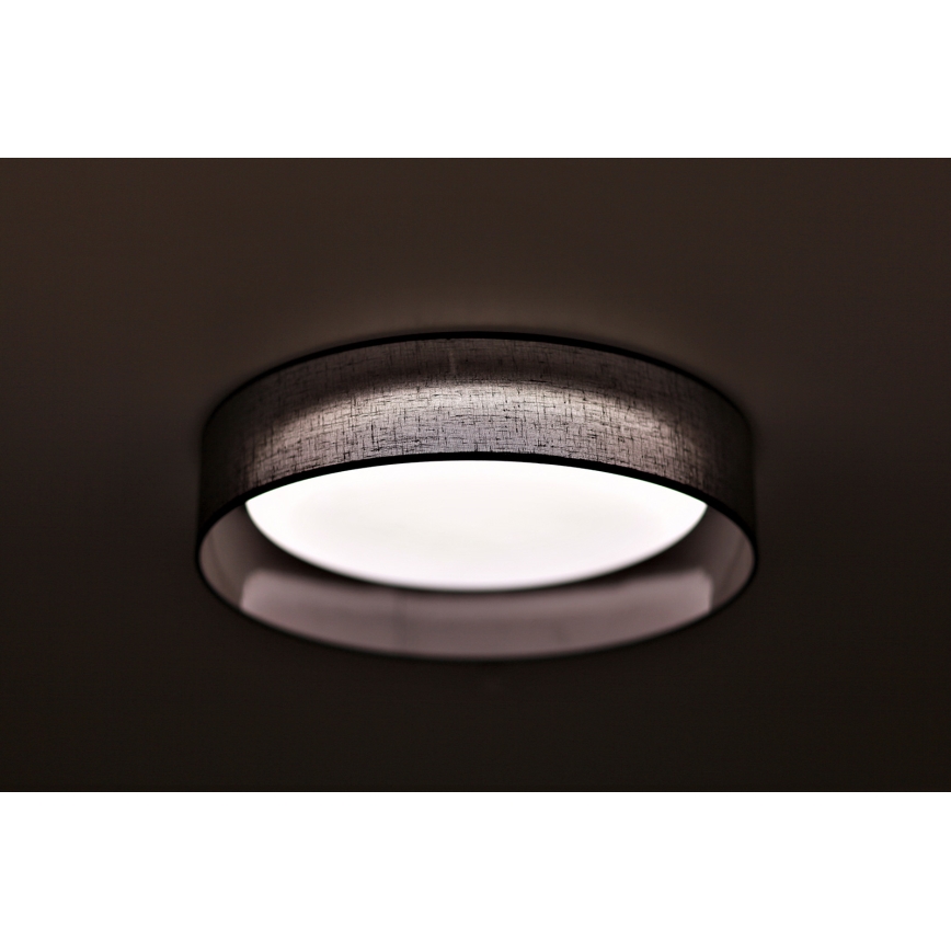 Duolla - LED Stropna svjetiljka ROLLER LED/24W/230V pr. 45 cm antracit