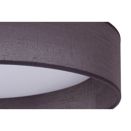 Duolla - LED Stropna svjetiljka ROLLER LED/24W/230V pr. 45 cm antracit