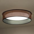 Duolla - LED Stropna svjetiljka ROLLER LED/24W/230V pr. 45 cm bakrena/crna