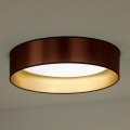 Duolla - LED Stropna svjetiljka ROLLER LED/24W/230V pr. 45 cm bakrena/zlatna