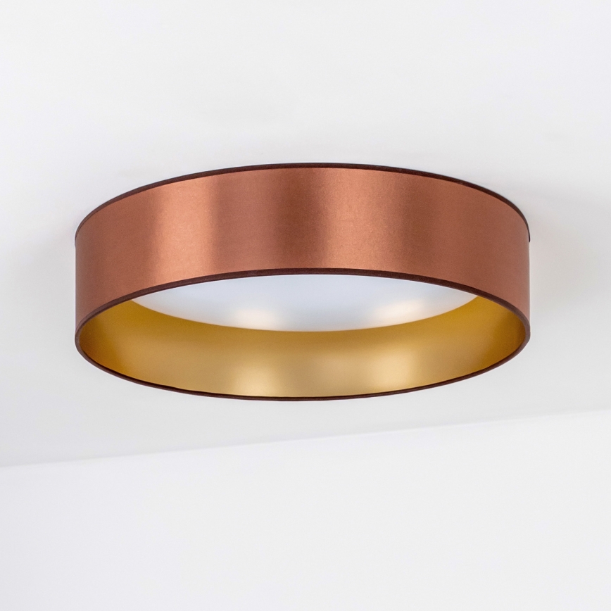 Duolla - LED Stropna svjetiljka ROLLER LED/24W/230V pr. 45 cm bakrena/zlatna