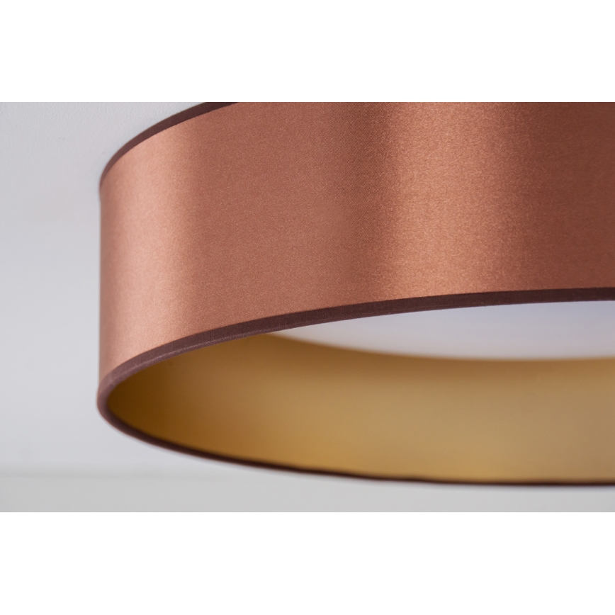 Duolla - LED Stropna svjetiljka ROLLER LED/24W/230V pr. 45 cm bakrena/zlatna