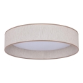 Duolla - LED Stropna svjetiljka ROLLER LED/24W/230V pr. 45 cm bež