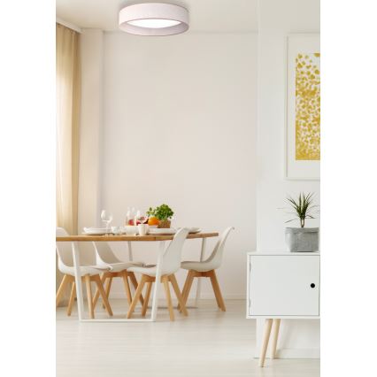 Duolla - LED Stropna svjetiljka ROLLER LED/24W/230V pr. 45 cm bež