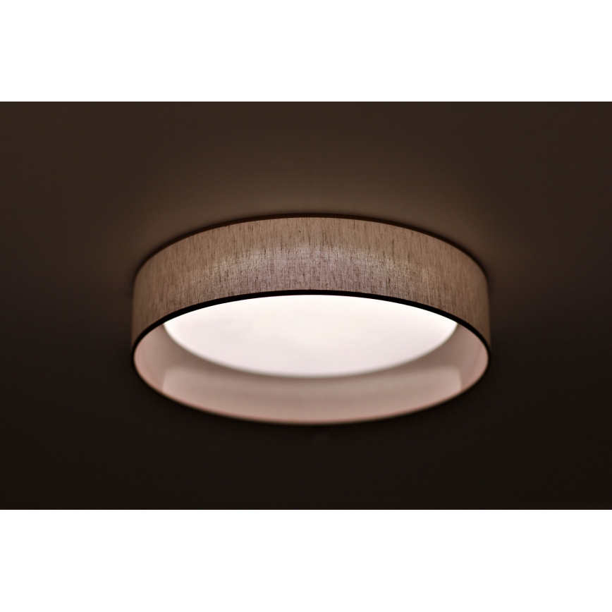 Duolla - LED Stropna svjetiljka ROLLER LED/24W/230V pr. 45 cm bež